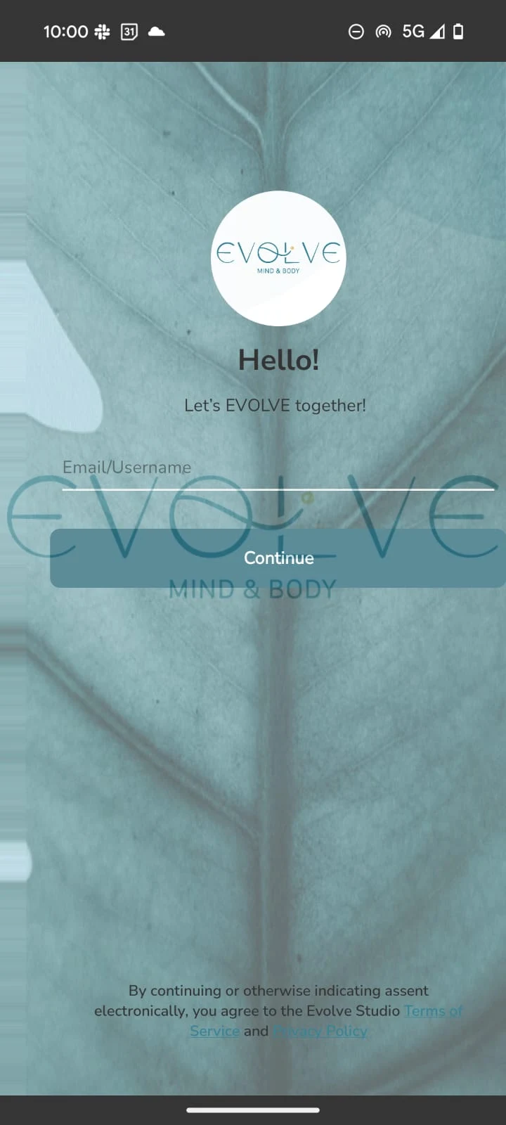 EVOLVE screenshot